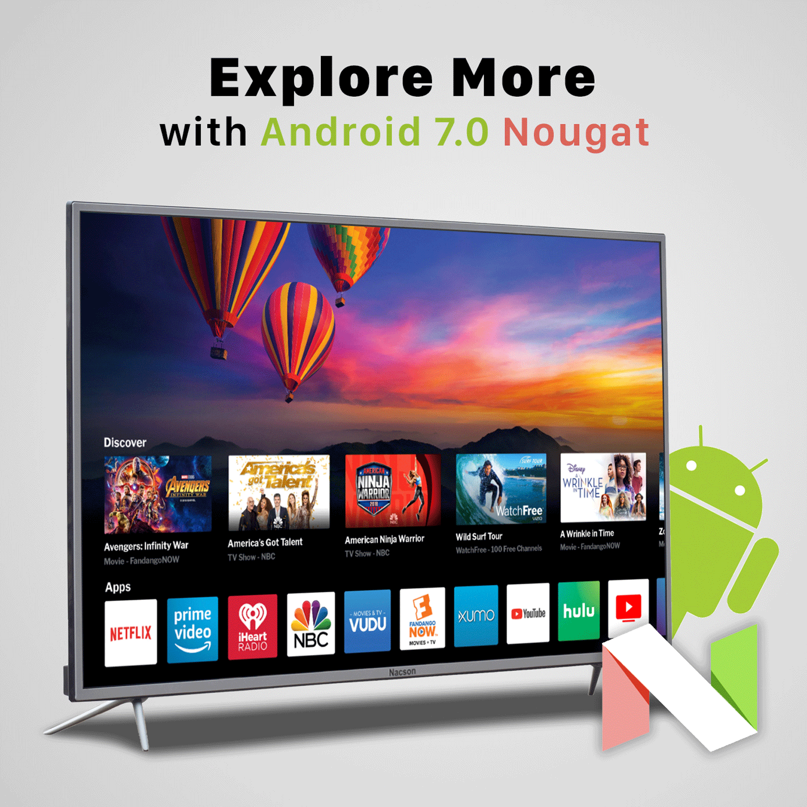 Nacson WebOS 127cm NS50SP24(4K) (50 inch) 4K (Ultra HD) LED TV with voice remote - Image 4