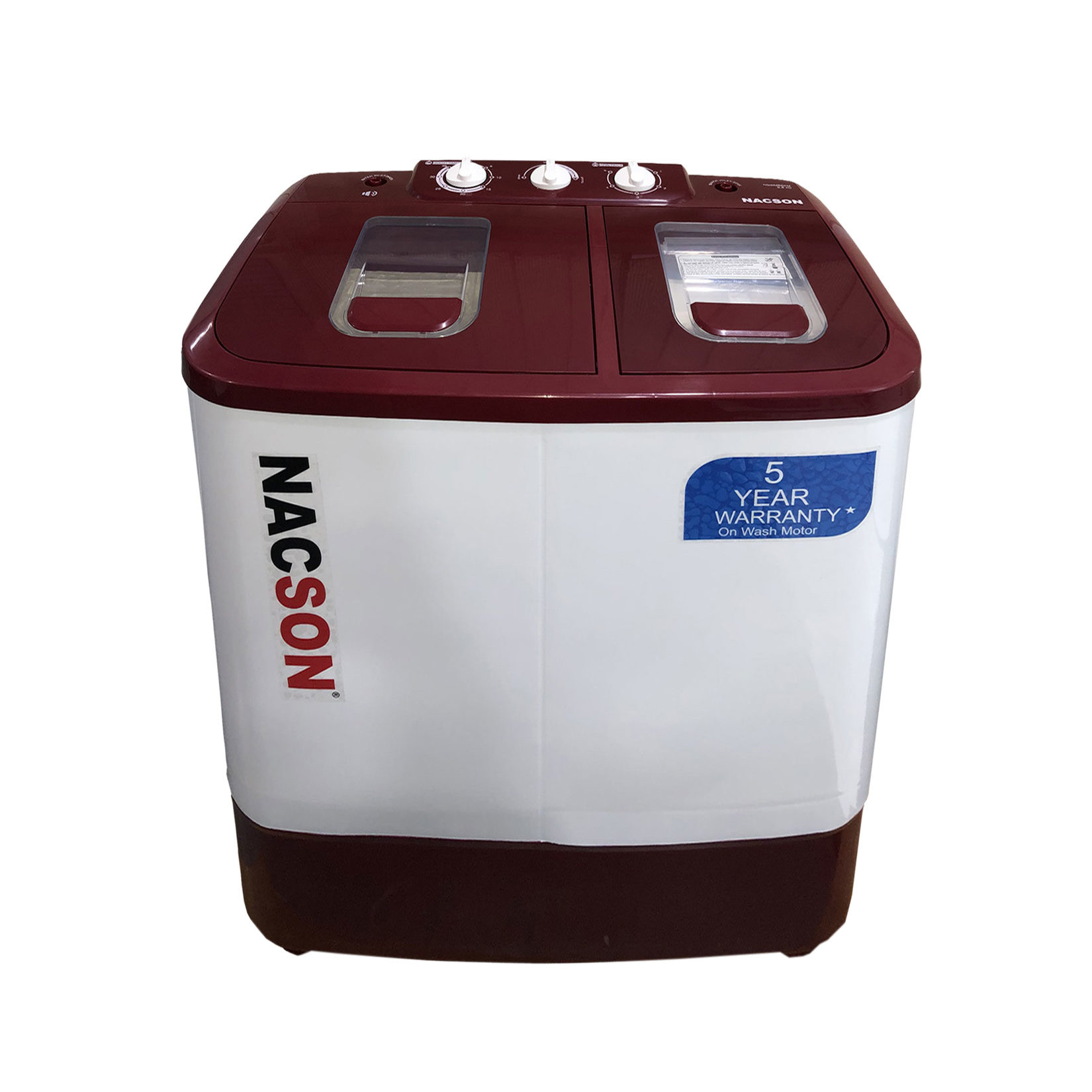 Nacson 6.8 kg Tuff Glass Semi Automatic Washing Machine (NSWM6800KM)